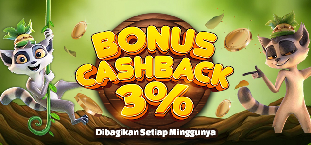 BONUS CASHBACK 3%