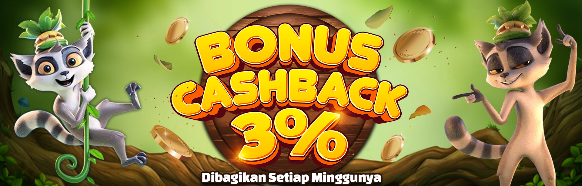 BONUS CASHBACK 3%